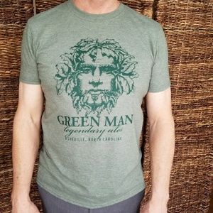 Green Man brewery tee shirt